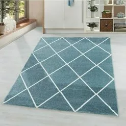 BAUHAUS Hochflorteppich Rio 4601 Blau, 150 X 80 Cm, 100% Polypropylen -Angebote Fliesen Verkäufe 12 3393