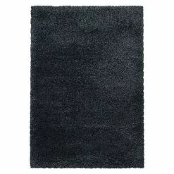 BAUHAUS Hochflorteppich Fluffy 3500 Anthrazit, 170 X 120 Cm, 100% Polypropylen