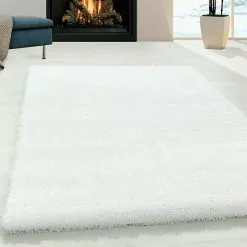 BAUHAUS Hochflorteppich Brilliant 4200 Snow, 290 X 200 Cm, 100% Polyester -Angebote Fliesen Verkäufe 12 3452