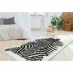 BAUHAUS Kayoom Hochflorteppich Zebra Weiß/Schwarz, 160 X 120 Cm, 100 % Polyester 7 BAUHAUS Kayoom Hochflorteppich Zebra Weiß/Schwarz, 160 X 120 Cm, 100 % Polyester -Angebote Fliesen Verkäufe 12 3458