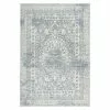 BAUHAUS Kayoom Kurzflorteppich Iglesia Creme/Blau, 150 X 80 Cm, 100 % Polyester