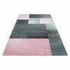 BAUHAUS Kurzflorteppich Lucca 1810 Pink, 150 X 80 Cm, 100% Polypropylen