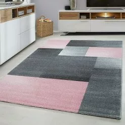 BAUHAUS Kurzflorteppich Lucca 1810 Pink, 150 X 80 Cm, 100% Polypropylen -Angebote Fliesen Verkäufe 12 3566