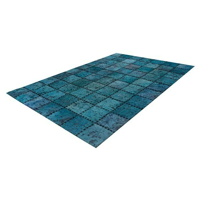 BAUHAUS Kayoom Echtlederteppich Viola Türkis, 230 X 160 Cm, 100 % Echtleder 2 BAUHAUS Kayoom Echtlederteppich Viola Türkis, 230 X 160 Cm, 100 % Echtleder – Bild 2