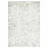 BAUHAUS Kayoom Echtlederteppich Dazzle 200 Grau/Silber, L X B: 170 X 120 Cm, 100 % Leder
