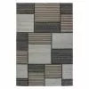 BAUHAUS Kayoom Flachgewebeteppich Phönix Grau/Braun, 170 X 120 Cm, 75 % Wolle, 20 % Baumwolle, 5 % Polyester