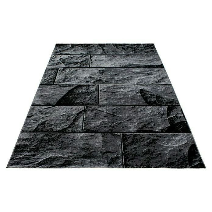 BAUHAUS Kurzflorteppich Parma 9250 Schwarz, 260 X 160 Cm, 100% Polypropylen 1 BAUHAUS Kurzflorteppich Parma 9250 Schwarz, 260 X 160 Cm, 100% Polypropylen
