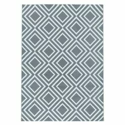 BAUHAUS Kurzflorteppich Costa 3525 Grau, 250 X 80 Cm, 100% Polypropylen