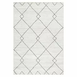 BAUHAUS Kurzflorteppich Taznaxt 5109 Cream, 150 X 80 Cm, 100% Polyester