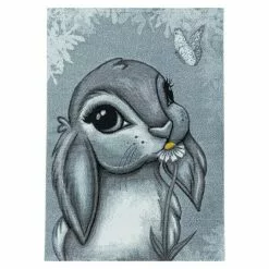 BAUHAUS Kurzflorteppich Funny 2103 Blau, 230 X 160 Cm, 100% Polypropylen