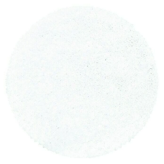 BAUHAUS Hochflorteppich Sydney 3000 Weiß, Durchmesser: 80 Cm, 100% Polypropylen 1 BAUHAUS Hochflorteppich Sydney 3000 Weiß, Durchmesser: 80 Cm, 100% Polypropylen