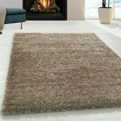 BAUHAUS Hochflorteppich Brilliant 4200 Taupe, 230 X 160 Cm, 100% Polyester -Angebote Fliesen Verkäufe 12 3840