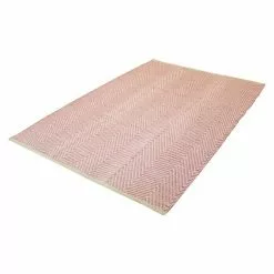 BAUHAUS Kayoom Teppich Cocktail 500 Pink, L X B: 150 X 80 Cm, 100% Baumwolle