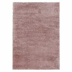 BAUHAUS Hochflorteppich Fluffy 3500 Rose, 340 X 240 Cm, 100% Polypropylen