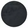 BAUHAUS Kayoom Teppich Rund Rabbit Anthrazit, Durchmesser: 160 Cm, 100 % Polyester