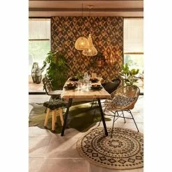 BAUHAUS Teppich Rund Mamda Natur/Schwarz, Durchmesser: 80 Cm, Jute -Angebote Fliesen Verkäufe 12 3910