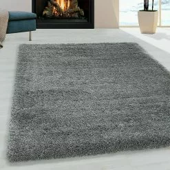 BAUHAUS Hochflorteppich Fluffy 3500 Light Grey, 250 X 80 Cm, 100% Polypropylen -Angebote Fliesen Verkäufe 12 3945