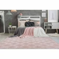 BAUHAUS Kayoom Kurzflorteppich Monroe III Rosa, 290 X 200 Cm, 100 % Polyester -Angebote Fliesen Verkäufe 12 3955