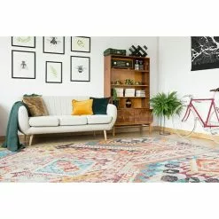 BAUHAUS Kayoom Kurzflorteppich Indiana Bunt, 170 X 120 Cm, 100 % Baumwolle -Angebote Fliesen Verkäufe 12 4013