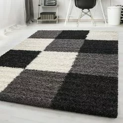 BAUHAUS Hochflorteppich Life 1501 Schwarz, 230 X 160 Cm, 100% Polypropylen -Angebote Fliesen Verkäufe 12 4035