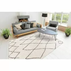 BAUHAUS Kayoom Hochflorteppich Orlando 425 Elfenbein, 150 X 80 Cm, 100 % Polyester -Angebote Fliesen Verkäufe 12 4081