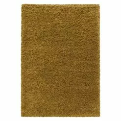 BAUHAUS Hochflorteppich Sydney 3000 Gold, 200 X 100 Cm, 100% Polypropylen