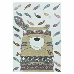 BAUHAUS Kurzflorteppich Funny 2104 Gelb, 170 X 120 Cm, 100% Polypropylen