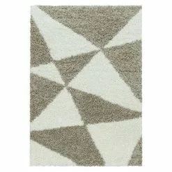 BAUHAUS Hochflorteppich Tango 3101 Beige, 200 X 140 Cm, 100% Polypropylen