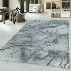 BAUHAUS Kurzflorteppich Naxos 3815 Silber, 150 X 80 Cm, 80% Polypropylen, 20% Polyester -Angebote Fliesen Verkäufe 12 4194