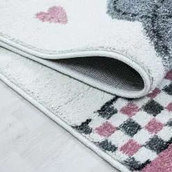 BAUHAUS Kurzflorteppich Kids 0570 Pink, 230 X 160 Cm, 100% Polypropylen -Angebote Fliesen Verkäufe 12 4239