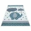 BAUHAUS Kurzflorteppich Kids 0570 Blau, 230 X 160 Cm, 100% Polypropylen