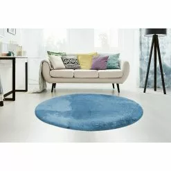 BAUHAUS Teppich Rund Happy Himmelblau, Durchmesser: 120 Cm, 100 % Polyester (Flor) 11 BAUHAUS Teppich Rund Happy Himmelblau, Durchmesser: 120 Cm, 100 % Polyester (Flor) -Angebote Fliesen Verkäufe 12 4266