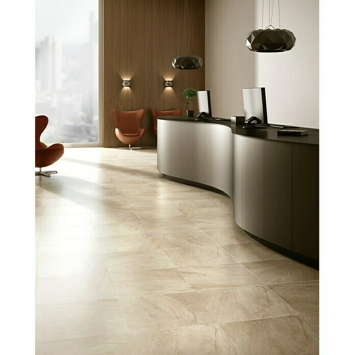 BAUHAUS Feinsteinzeugfliese Jasper Lux 60 X 60 Cm, Beige, Glänzend 2 BAUHAUS Feinsteinzeugfliese Jasper Lux 60 X 60 Cm, Beige, Glänzend – Bild 2