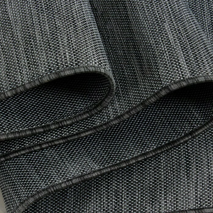 BAUHAUS Flachgewebeteppich Mambo 2000 Schwarz, 290 X 200 Cm, 100% Polypropylen 3 BAUHAUS Flachgewebeteppich Mambo 2000 Schwarz, 290 X 200 Cm, 100% Polypropylen – Bild 3