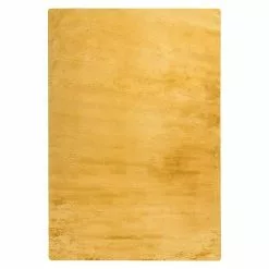 BAUHAUS Hochflorteppich Happy Gelb, 170 X 120 Cm, 100 % Polyester (Flor)