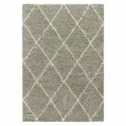 BAUHAUS Hochflorteppich Alvor 3401 Beige, 290 X 200 Cm, 100% Polypropylen