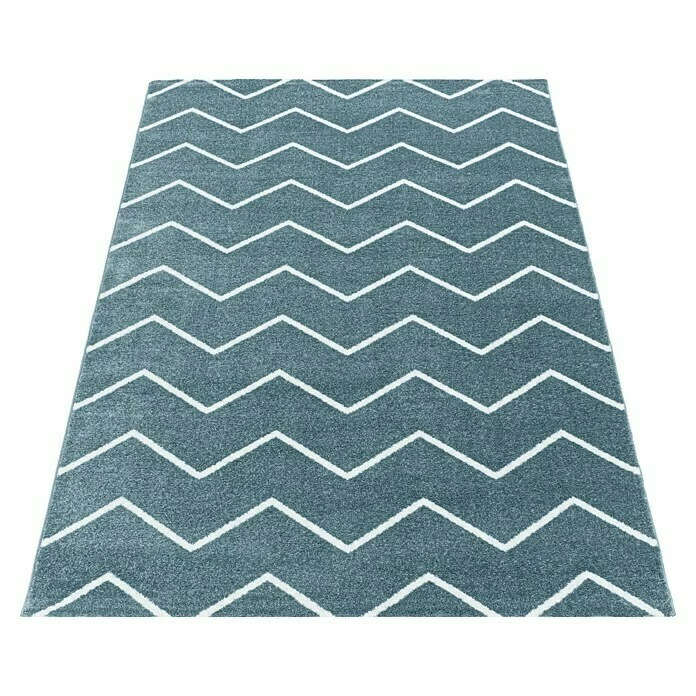 BAUHAUS Hochflorteppich Rio 4602 Blau, 150 X 80 Cm, 100% Polypropylen 2 BAUHAUS Hochflorteppich Rio 4602 Blau, 150 X 80 Cm, 100% Polypropylen – Bild 2