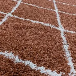 BAUHAUS Hochflorteppich Alvor 3401 Terra, 250 X 80 Cm, 100% Polypropylen -Angebote Fliesen Verkäufe 12 4499