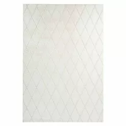 BAUHAUS Kayoom Hochflorteppich Vivica 225 Weiß/Creme, 230 X 160 Cm, 100 % Polyester