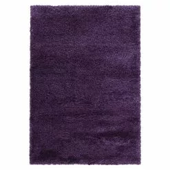 BAUHAUS Hochflorteppich Fluffy 3500 Lila, 370 X 380 Cm, 100% Polypropylen