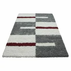 BAUHAUS Hochflorteppich Gala 2505 Rot, 110 X 60 Cm, 100% Polypropylen