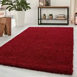 BAUHAUS Hochflorteppich Dream 4000 Rot, 110 X 60 Cm, 100% Polypropylen -Angebote Fliesen Verkäufe 12 4685