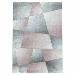 BAUHAUS Hochflorteppich Rio 4603 Rose, 230 X 160 Cm, 100% Polypropylen