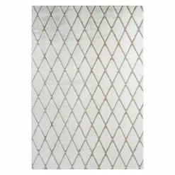 BAUHAUS Kayoom Hochflorteppich Vivica 225 Taupe, 230 X 160 Cm, 100 % Polyester