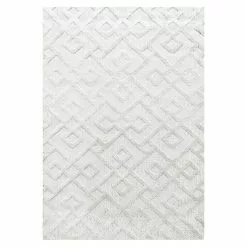 BAUHAUS Hochflorteppich Pisa 4708 Cream, 110 X 60 Cm, 100% Polypropylen