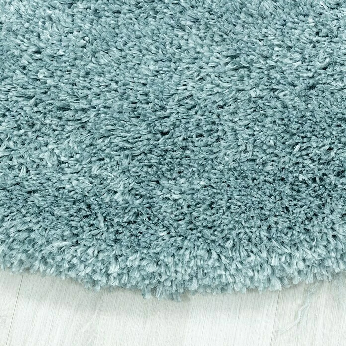 BAUHAUS Hochflorteppich Fluffy 3500 Blau, Durchmesser: 80 Cm, 100% Polypropylen 4 BAUHAUS Hochflorteppich Fluffy 3500 Blau, Durchmesser: 80 Cm, 100% Polypropylen – Bild 4