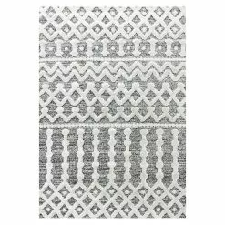 BAUHAUS Hochflorteppich Pisa 4710 Grau, 290 X 200 Cm, 100% Polypropylen