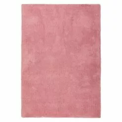 BAUHAUS Hochflorteppich Super Soft Shaggy Rosa, 110 X 60 Cm, 100 % Polyester (Flor)