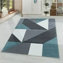 BAUHAUS Kurzflorteppich Ottawa 4205 Blau, 340 X 240 Cm, 100% Polypropylen -Angebote Fliesen Verkäufe 12 4886