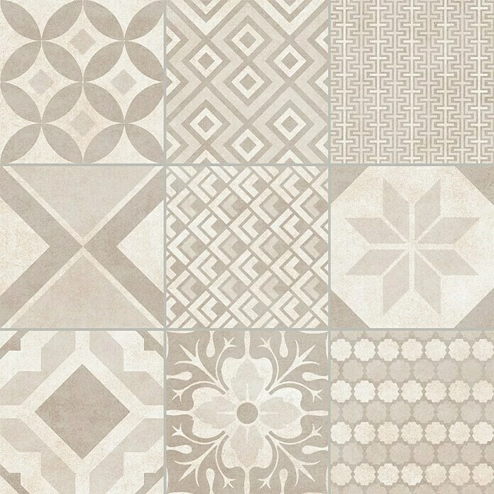 BAUHAUS Ambiente By Palazzo Feinsteinzeugfliese Vintage 20 X 20 Cm, Beige, Matt 2 BAUHAUS Ambiente By Palazzo Feinsteinzeugfliese Vintage 20 X 20 Cm, Beige, Matt – Bild 2